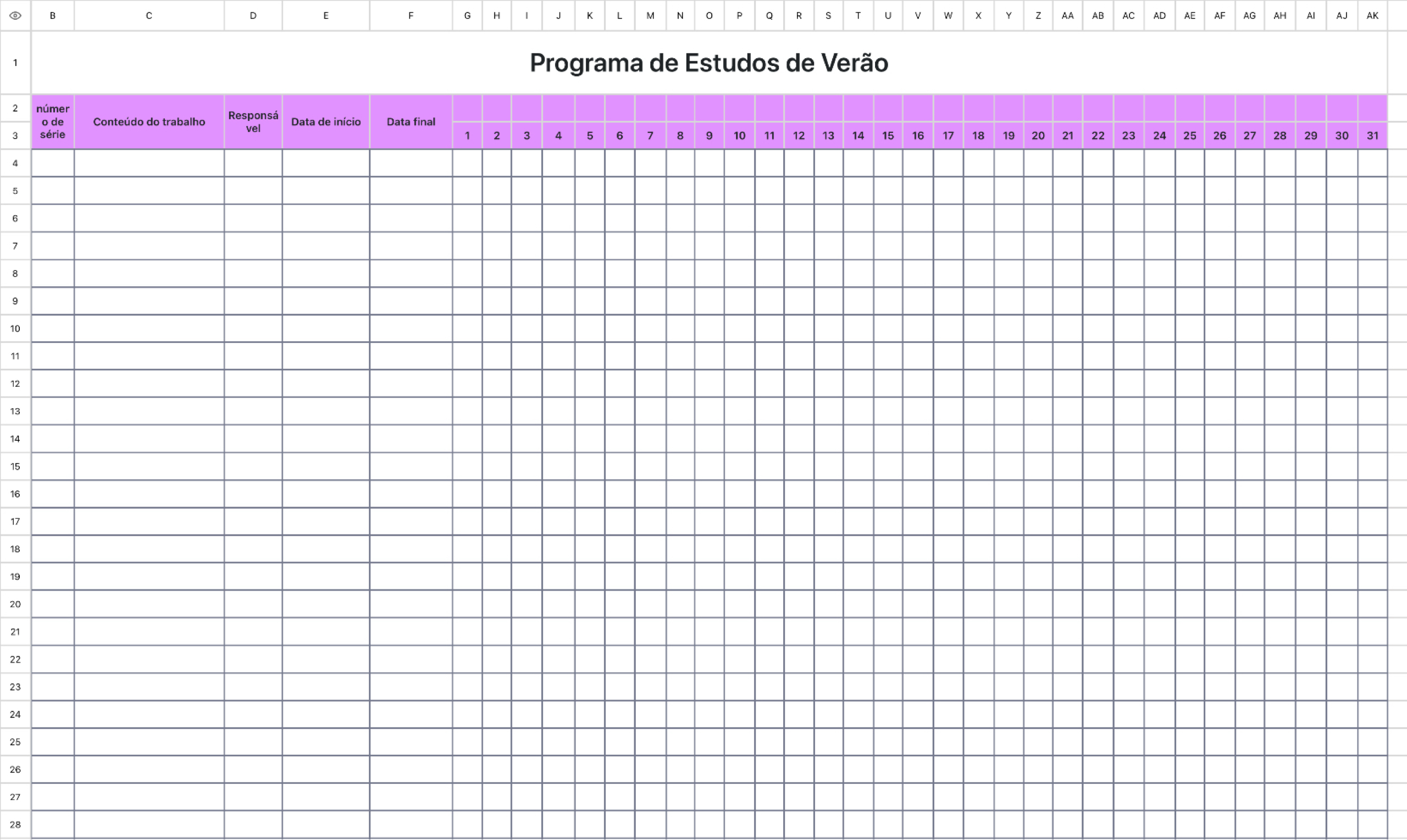Programa de Estudos de Verão 1